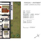 Apartament 3 camere cu gradina de 57 mp liberi, Berceni, bloc nou